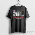 2025 Chicago Cubs World Series Champions Trophy Logo Graphic Long Sleve T Shirts