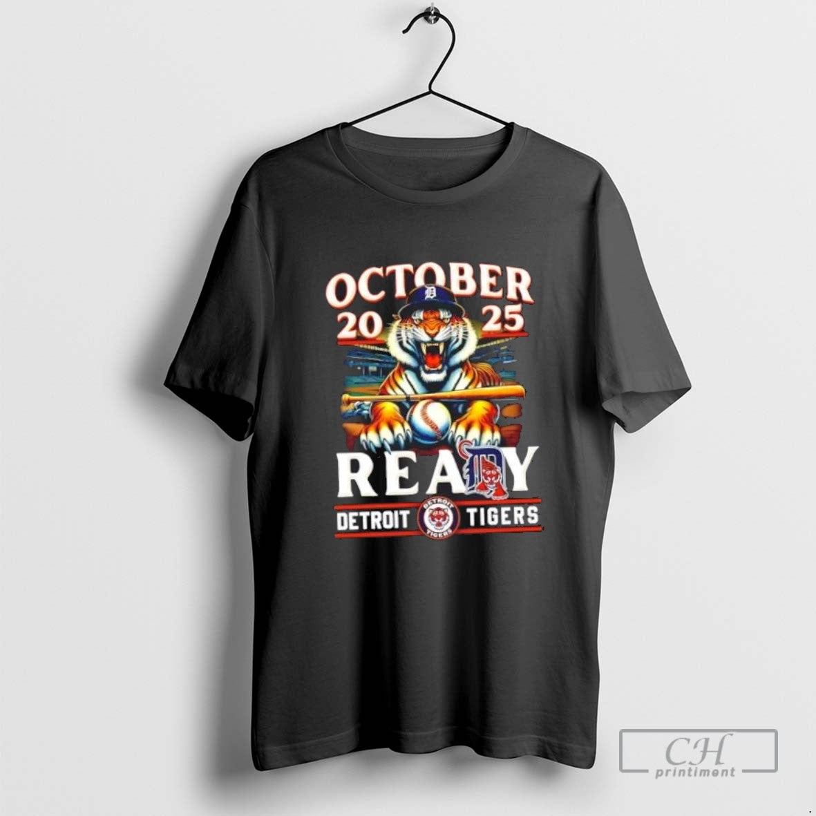 2025 October Ready Detroit Tigers Baseball