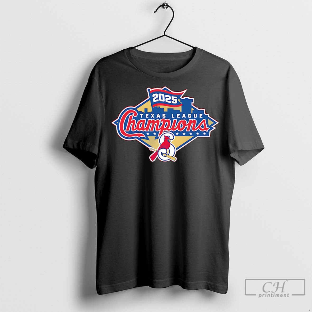 2025 Texas League Championship Springfield Cardinals T Shirts Jpg
