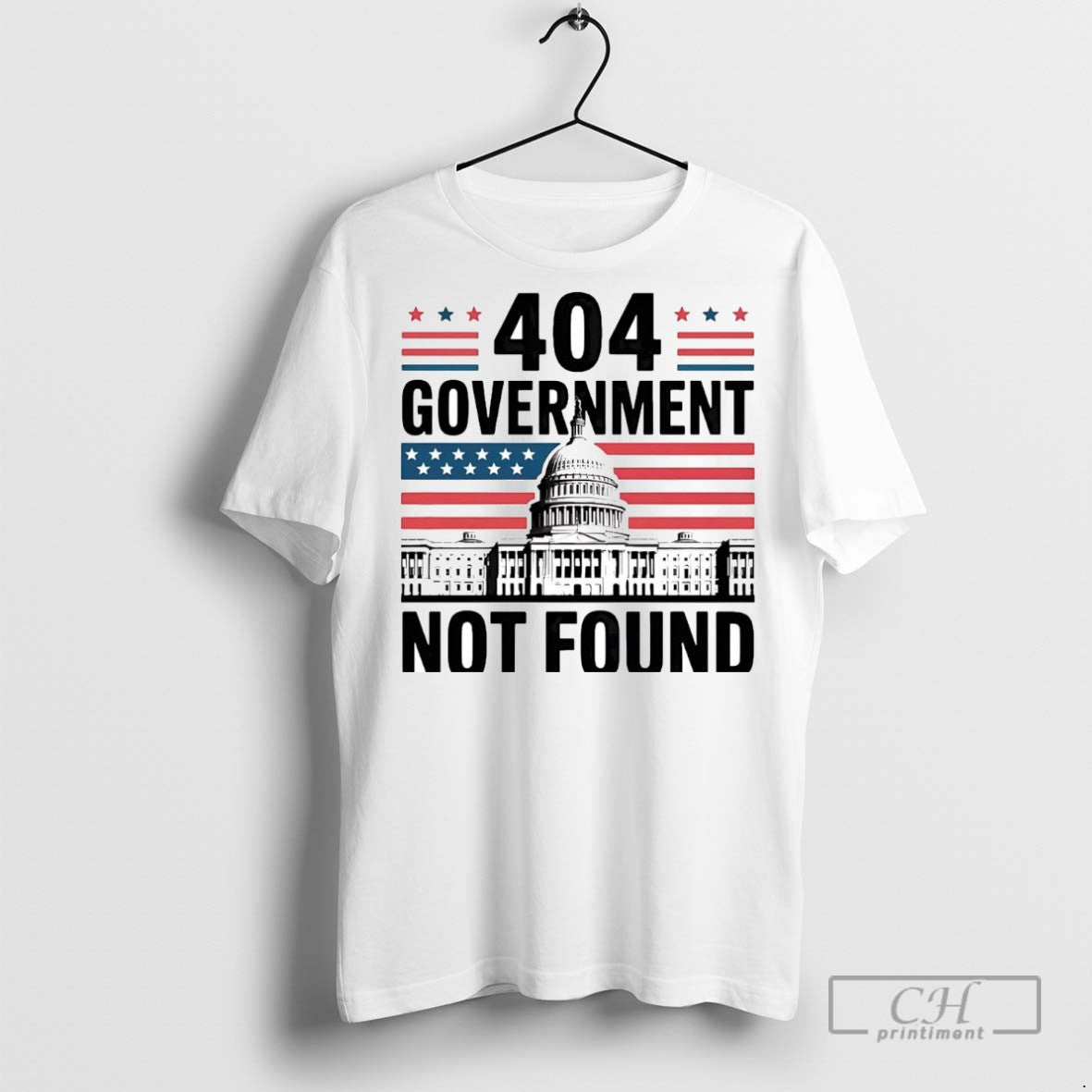 404 Government Not Found Government Shutdown T Shirts