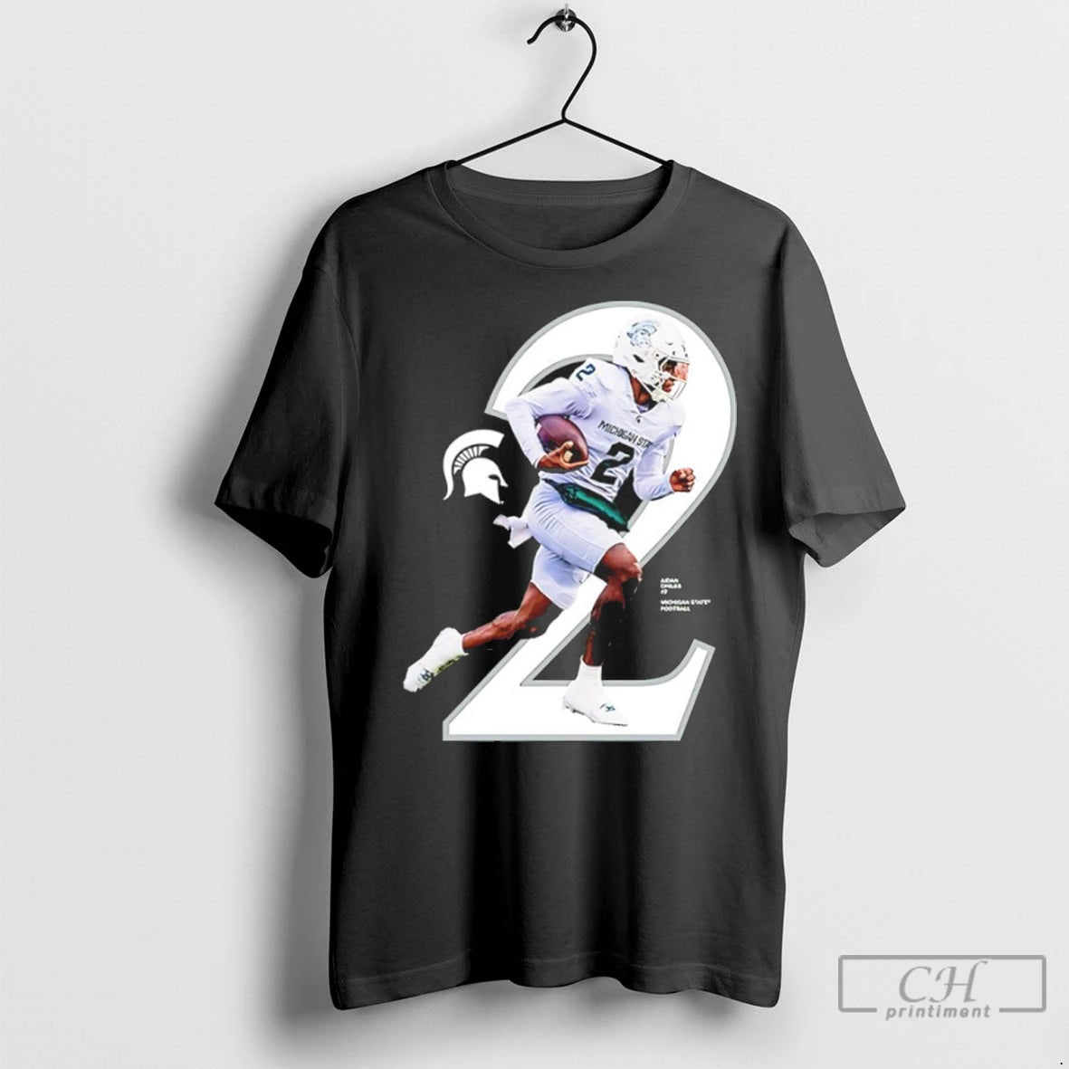 Aidan Chiles 2 Michigan State Spartans 2025 Ncaa Player T Shirts