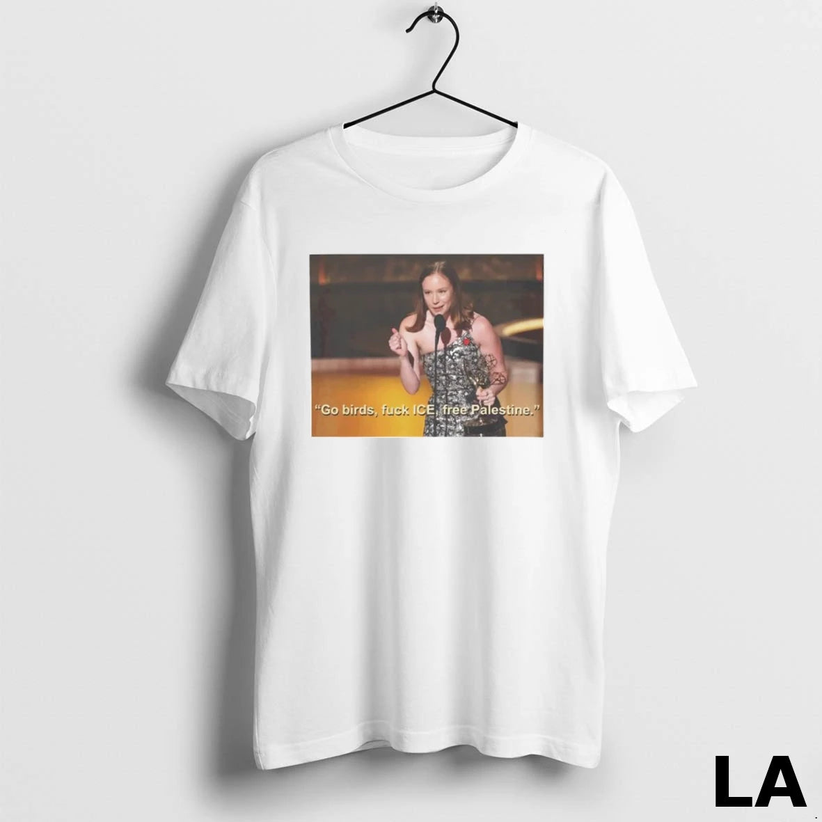 Original Go Birds Fuck Ice Free Palestine Ornaments