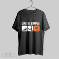 Original Life Is Simple Chicago Bears Logo