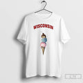 Premium Cream Wisconsin Badgers Triple Scoop