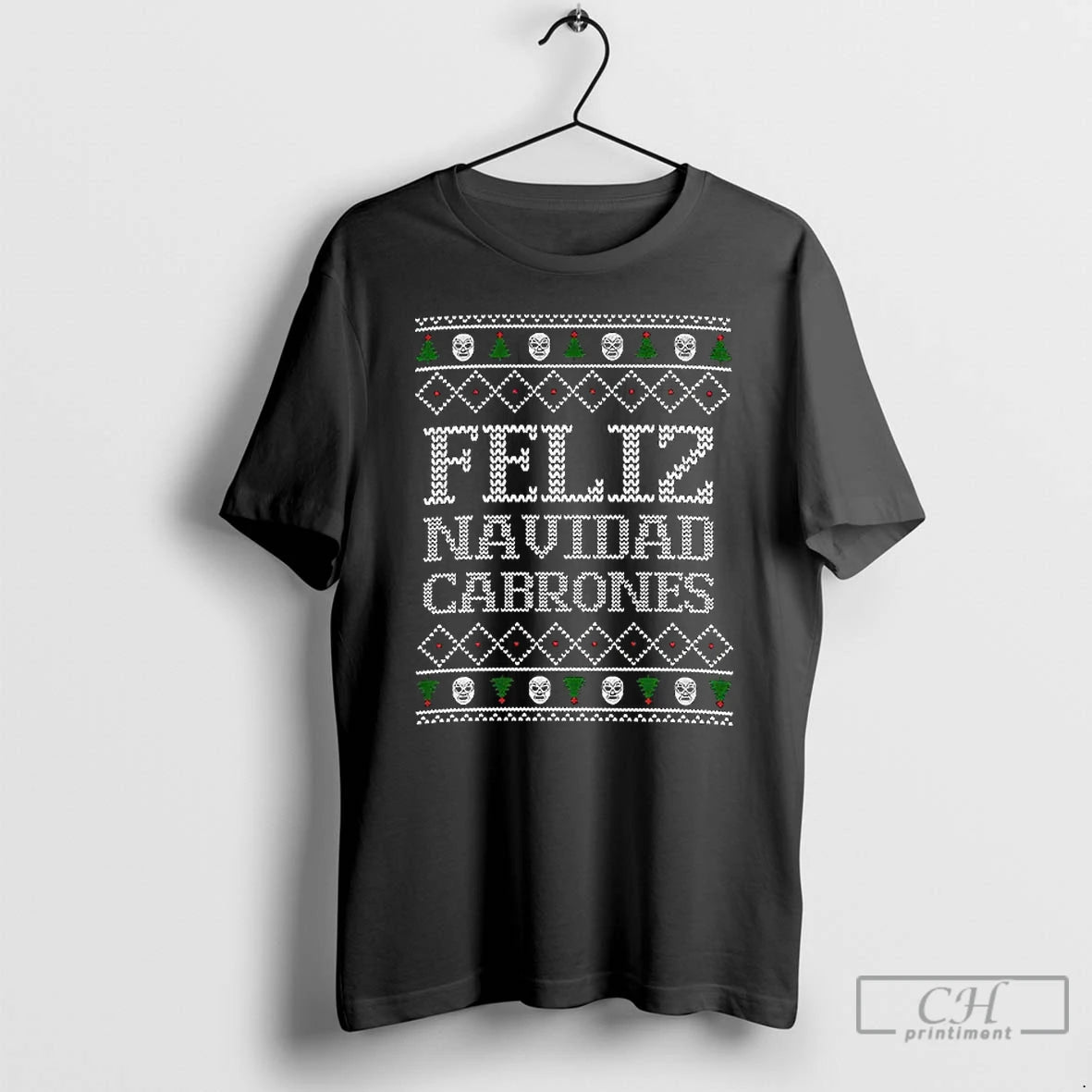Premium Feliz Navidad Cabrones Ugly Christmas